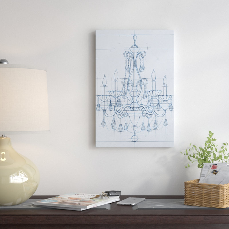 « lustre draft iii », reproduction d’art sur toile, H 60 po x l 40po x P 1,5 po