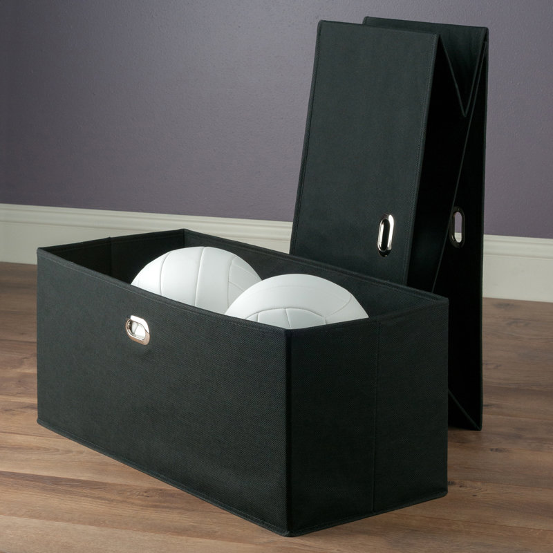 Ensemble de paniers pliants en tissu Gillard, Noir