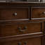 Commodes et commodes rectangulaires en bois manufacturé et brun noisette
