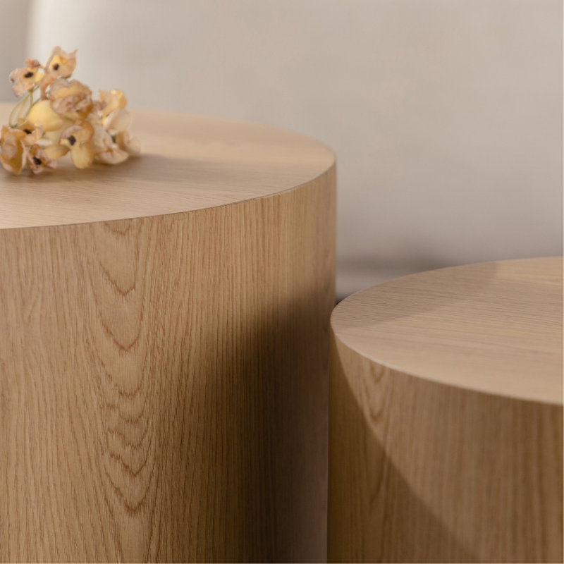Tables basses Nesting, Naturel