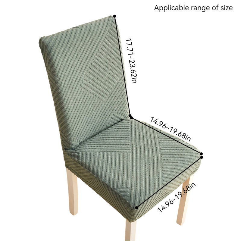 Housse pour chaise de salle à manger en polyester