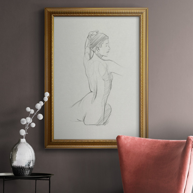" Female Back Sketch II ", 20" H x 16" W