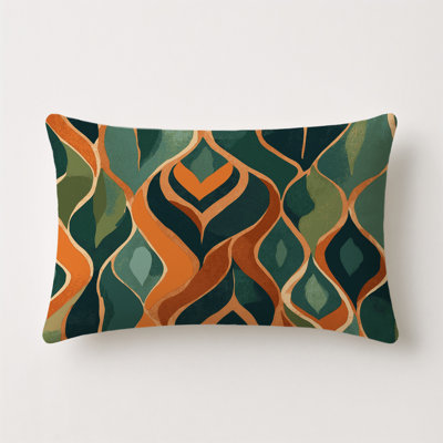 Forest Prime Mosaic Indoor And Outdoor Pillow