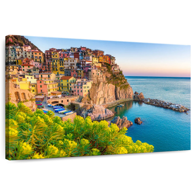 Alvord Seaside Cinque Terre, H 32 po x l 48 po