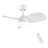 30" Flush Ceiling Fans with Lights & Black Blades,Low Profile Light and Fan with Remote,Small Modern Flush Mount Ceiling Fan with 3 Colour Led for Living Room Bedroom Kitchen-104321103