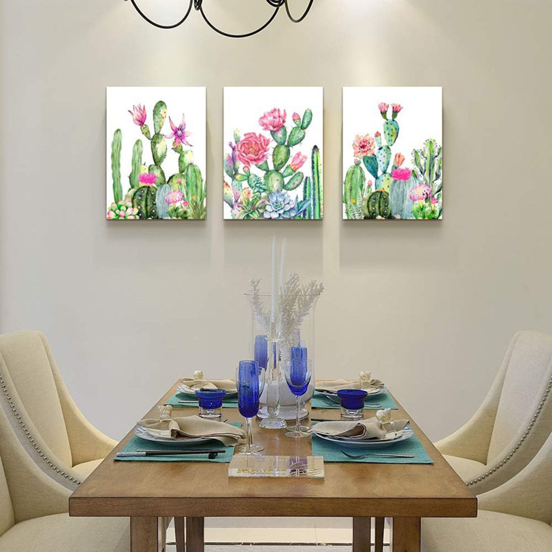 3 Piece Wrapped Canvas Wall Art