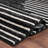 Malica Geometric Machine Woven Polypropylene Area Rug in Black/Ivory-97696957