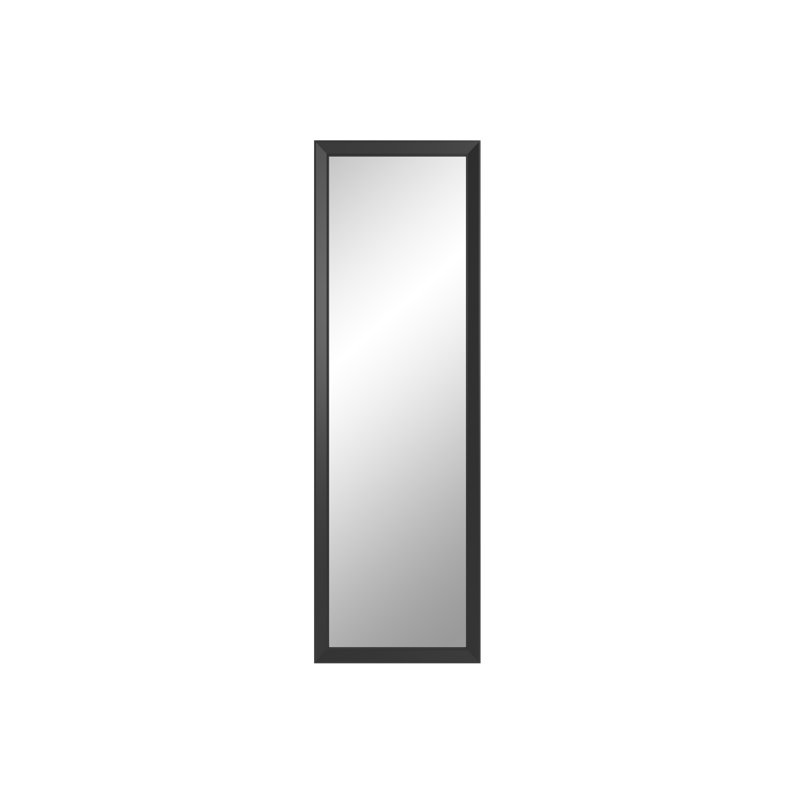 Jarel Flat Full Length Mirror, 147cm H x 47cm W, Black