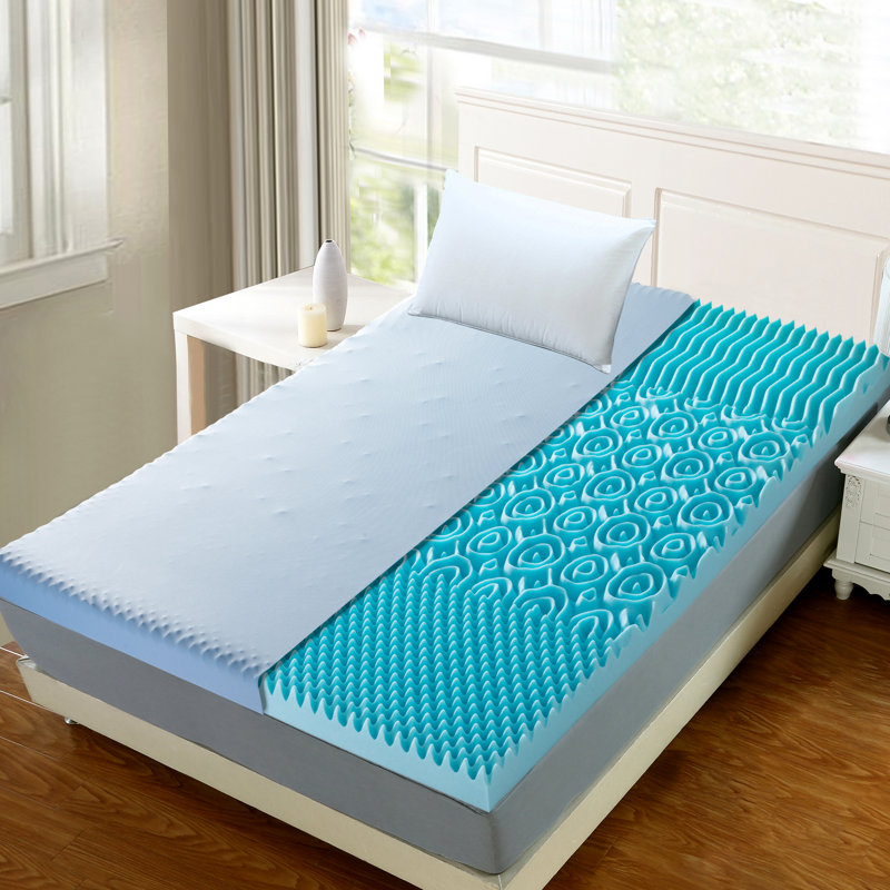 Randlett Alwyn Home 3" Plush Memory Foam Mattress Topper with Breathable Cover, California King
