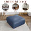 Repose-pieds en cuir italien Hustle Square-109286835