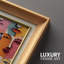 Collage de visages cubiques colorés, impression sur papier encadrée-992194055-992194052
