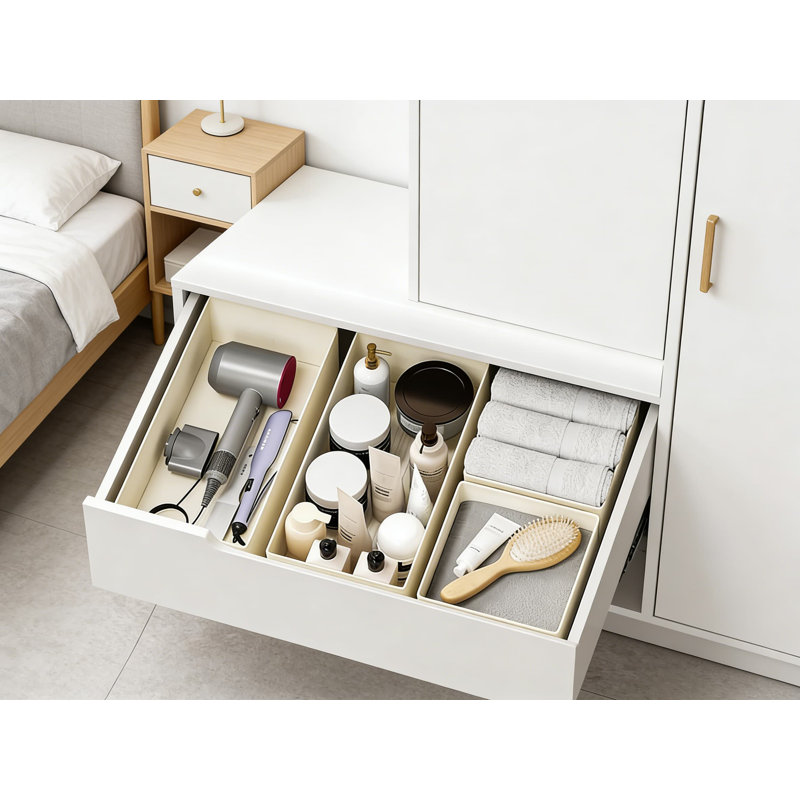 Drawer Organizers Set Of 14, Fabric Dresser Dividers And Closet Storage Bins For Clothing, Baby Items, Socks, And Underwear, Foldable And Multi-Size Design For Neat Home Organization