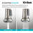 KRAUS Britt Touchless Sensor Commercial Single Handle Pull Down Kitchen Faucet-66764877