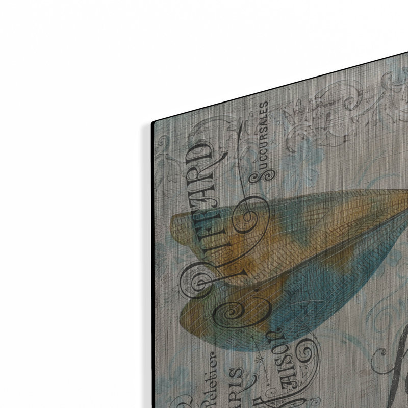 Art mural en métal luxueux «Lovely Dragonfly» par Jean Plout, 24 po x 16 po, 24 po x 16 po