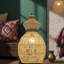 Luminaire suspendu géométrique en rotin 1 lumière Opaline Coastal Boho - tissé à la main