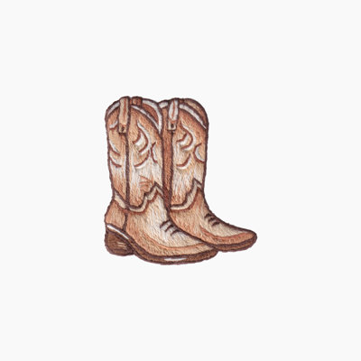 Cowboy Boots Tissue Box Cover