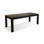 Black Rectangular Solid Dining Table For Dining Room/Kitchen