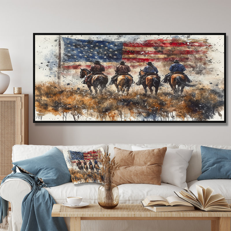 Marieke - États-Unis, art mural, H 28 po x l 60 po, Impression encadrée flottante, Noir