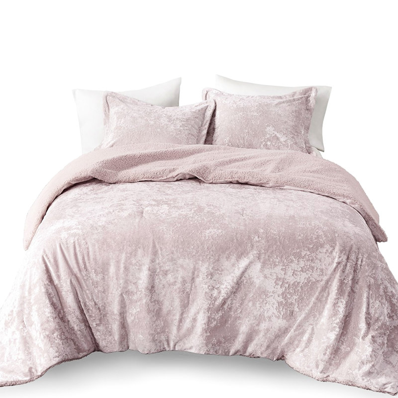 Édredon mauve pour lit simple / simple TG