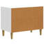 62cm W Engineered Wood Bedside Table