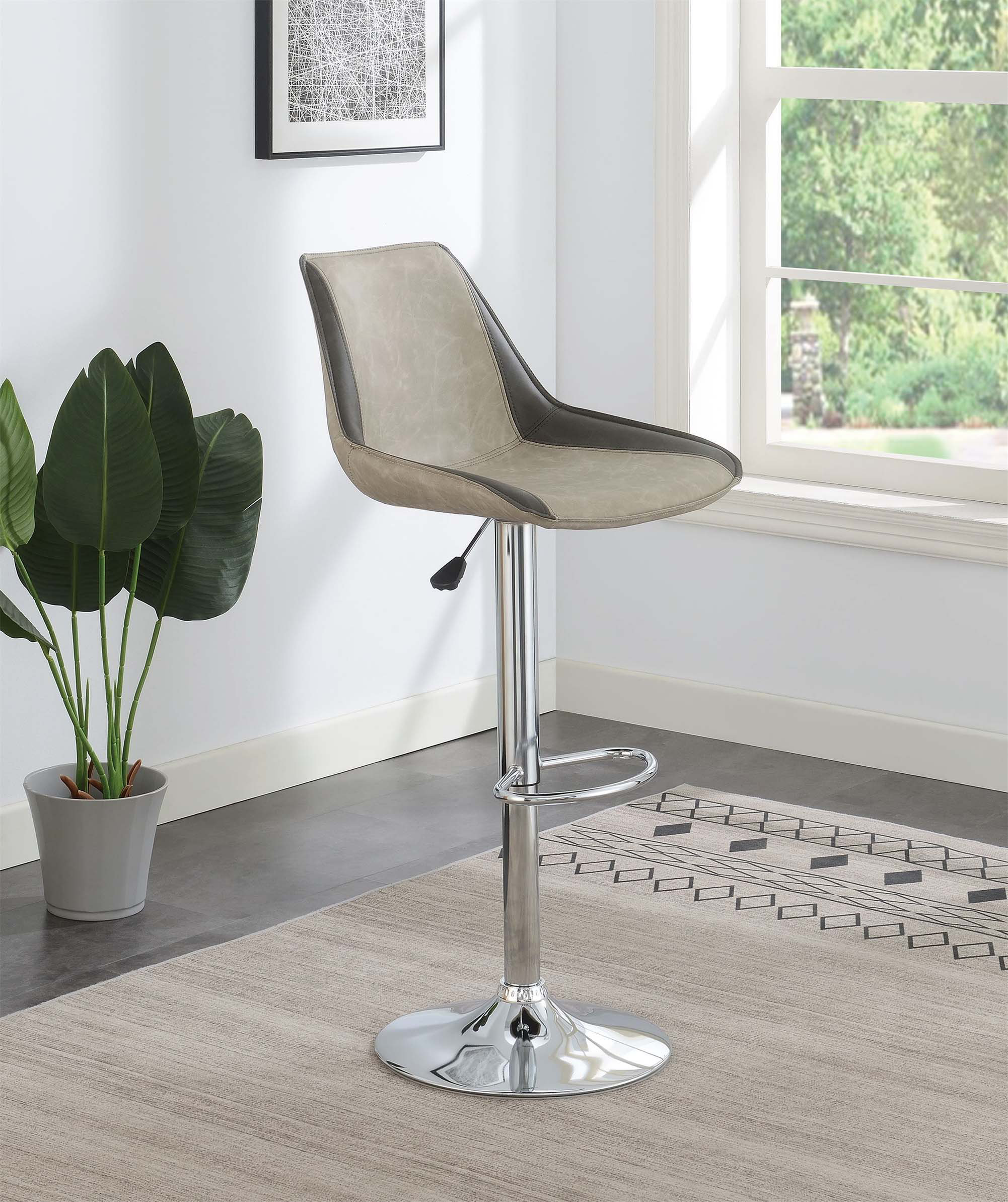 Red Barrel Studio® BAR STOOL In Faux Leather | Wayfair
