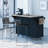 Versatile Kitchen Cart with Drop-Leaf Countertop, Adjustable Storage, and Dual Mobility Options for Modern Homes.-783897020