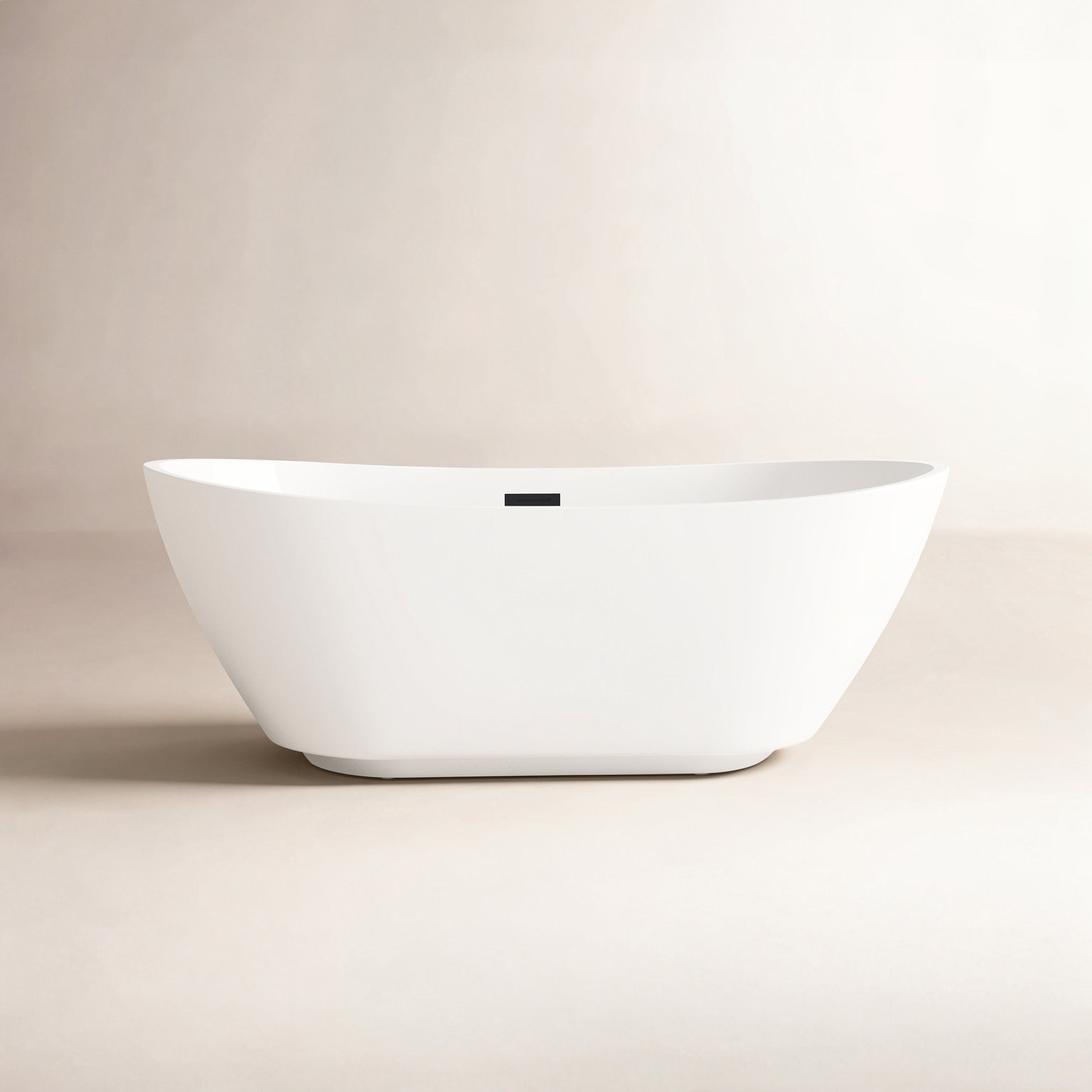 Labrusca 67'' Soaking Bathtub, Matte Black
