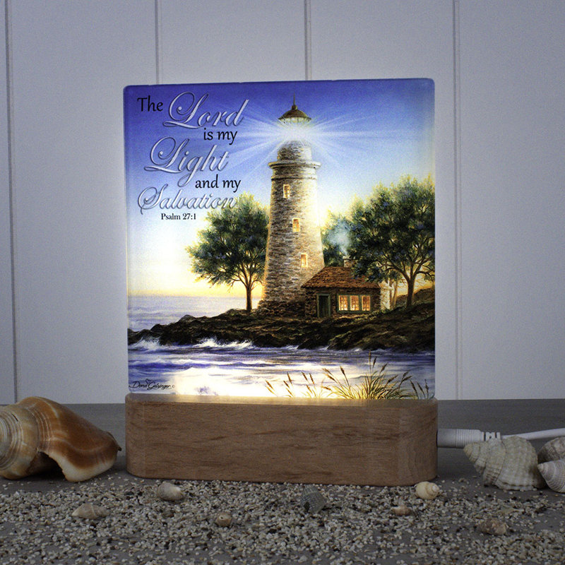 Le phare avec veilleuse Scripture