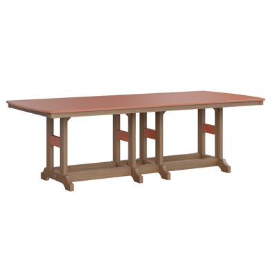 Table de salle à manger rectangulaire 96 po Berlin Gardens Garden Classic