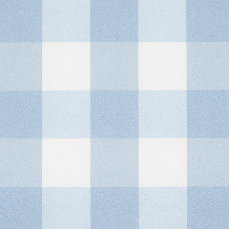 Petit papier peint à carreaux Willa, Chambray