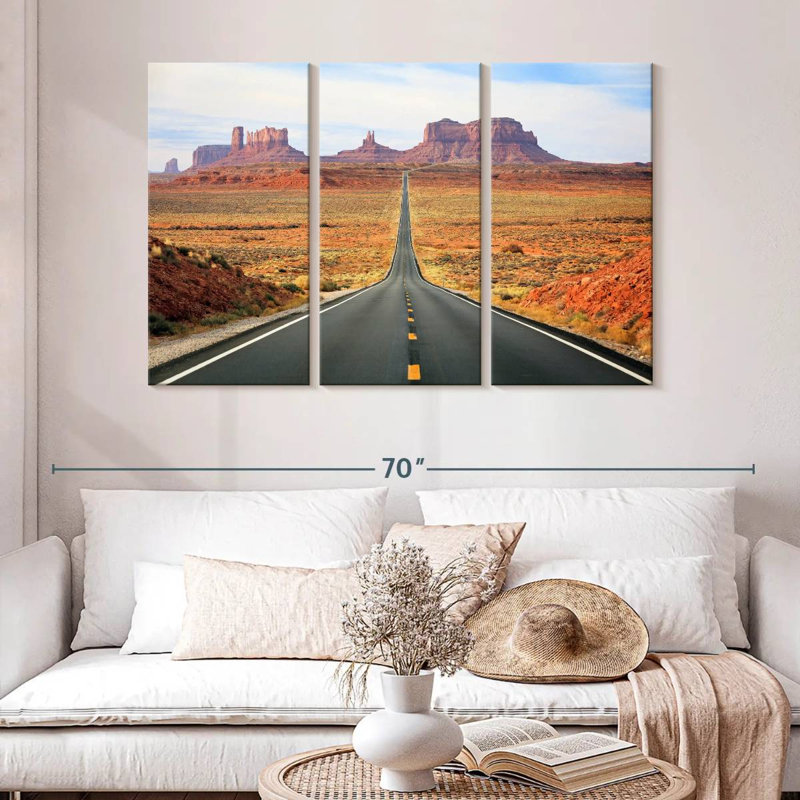 Mehar célèbre route de Monument Valley, H 32 po x l 50 po