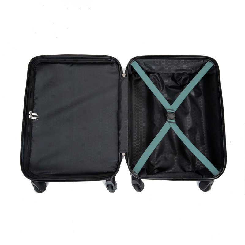 Valise légère 20 ", roues pivotantes, vert