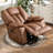 41'' Oversized Power Lift Chair - Heated Massage Electric Recliner with Super Soft Padding-1892426922