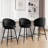 25" Swivel Upholstered Counter Height Bar Stools-2083223564
