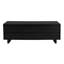 Soleil 60 po W Meuble télé-divertissement 9 tiroirs en bois, noir-1798883512