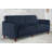 Perdue 81.5" Velvet Square Arm Convertible Sofa-1134429065