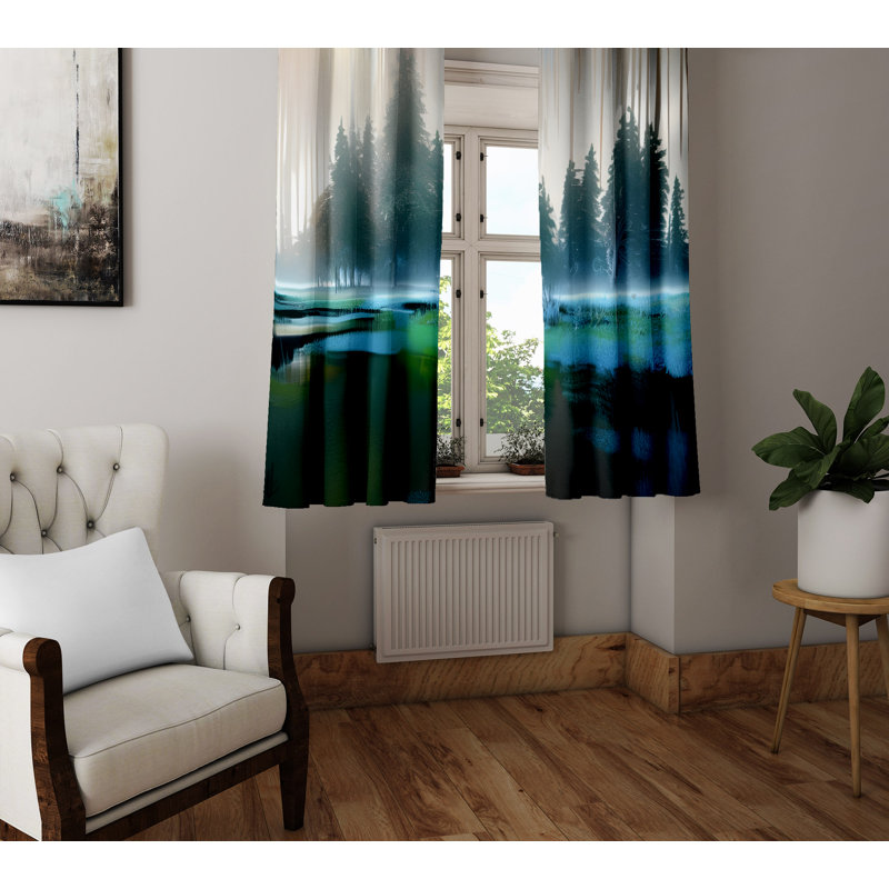 Rideau en polyester Bellavista, L 20 po x L 82 po