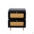 2-Drawers  Rattan Nightstand