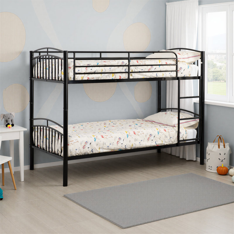 Domenica Single Bunk Bed, Black