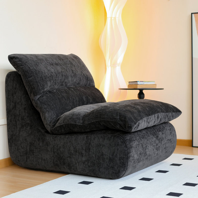Fabric 82.5cm Reception Sofa, Brown Fabric