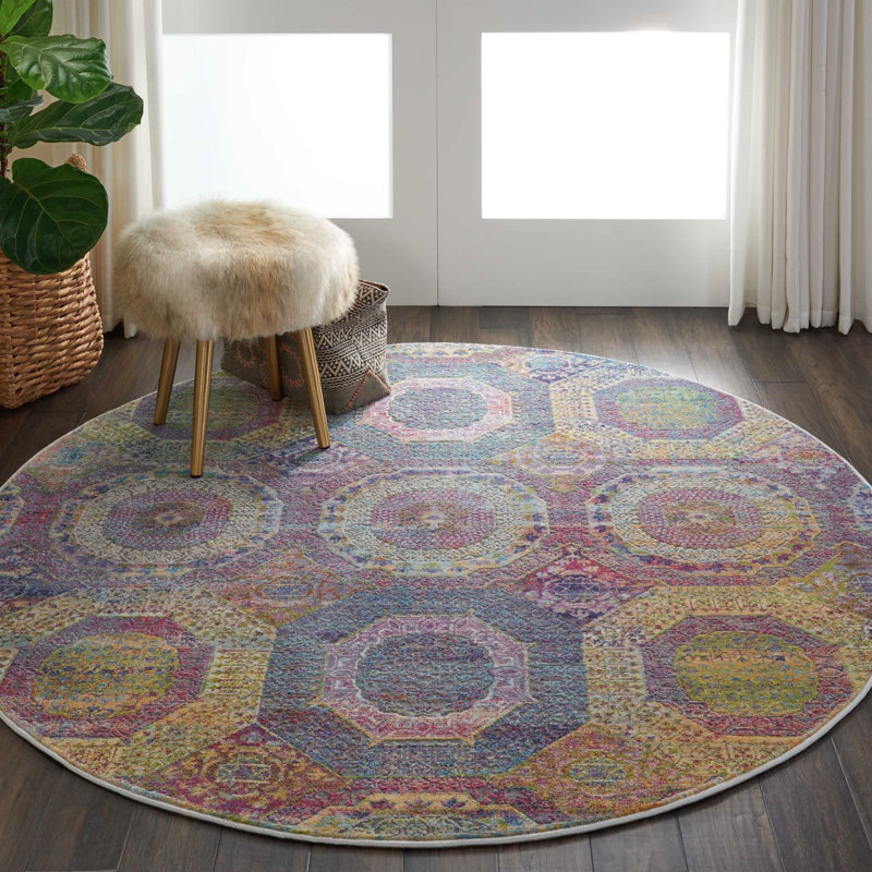 Hawkin Ankara Global 8'10" X 11'10" Multicolor Bohemian Indoor Rug, Rectangle 2' x 6'