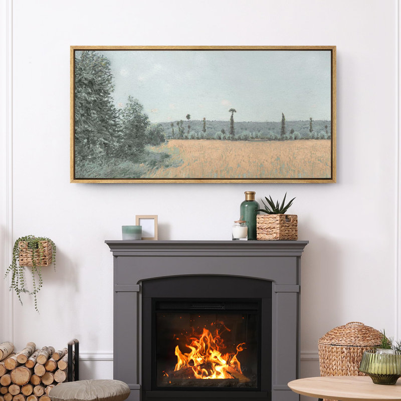 «Rustic Countryside», impression sur toile encadrée, H 30 po x l 60 po, Naturel