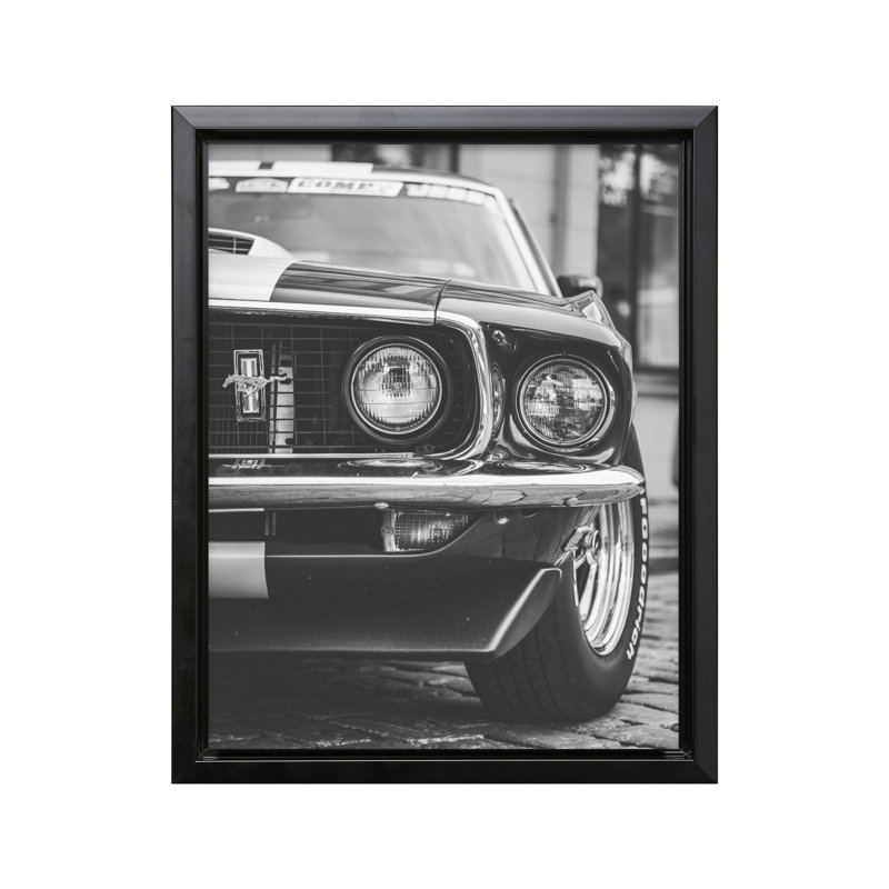 Classic Muscle Car, Black Framed, Canvas, 16"H x 20"W