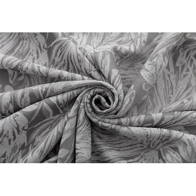 Zamora Chenille Jacquard Ring Top Curtains Pair