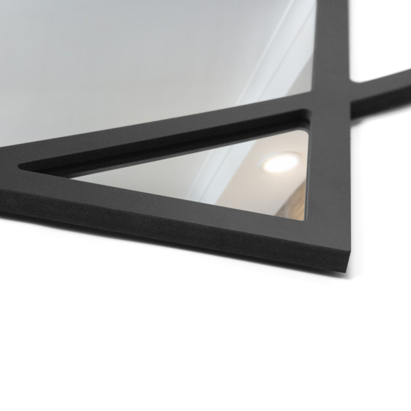 Amrooti Engineered Wood Flat Wall Mirror