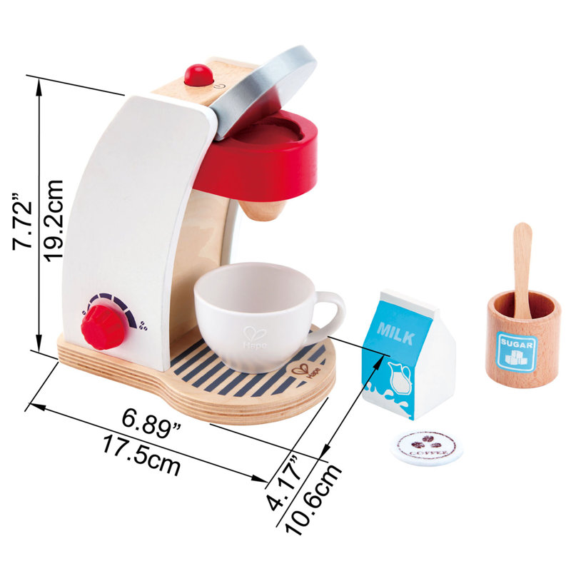 My Coffee Machine Kids Pretend Kitchen Appliance Set