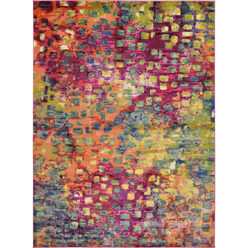 Meadow Abstract Indoor Rug, Rectangle 8' x 11'