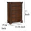 Commode 5 tiroirs Laon
