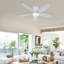 Ventilateurs de plafond encastrés avec lumières et télécommande / app-640242894-640242900