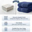 Ensemble de 16 serviettes 100 % coton, douces, absorbantes et à séchage rapide, pour la salle de bain et l'usage domestique.-978274402